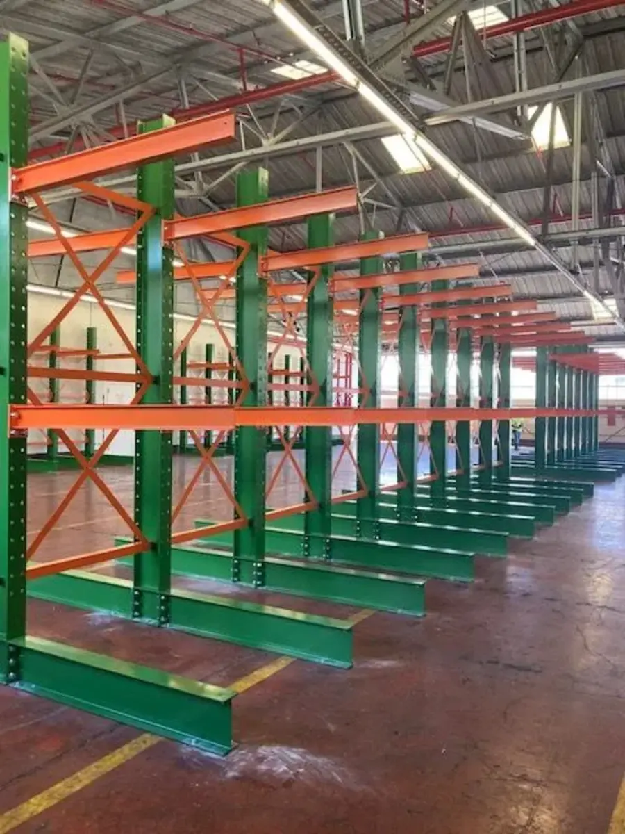 Heavy-duty cantilever system for lumber and sheet goods