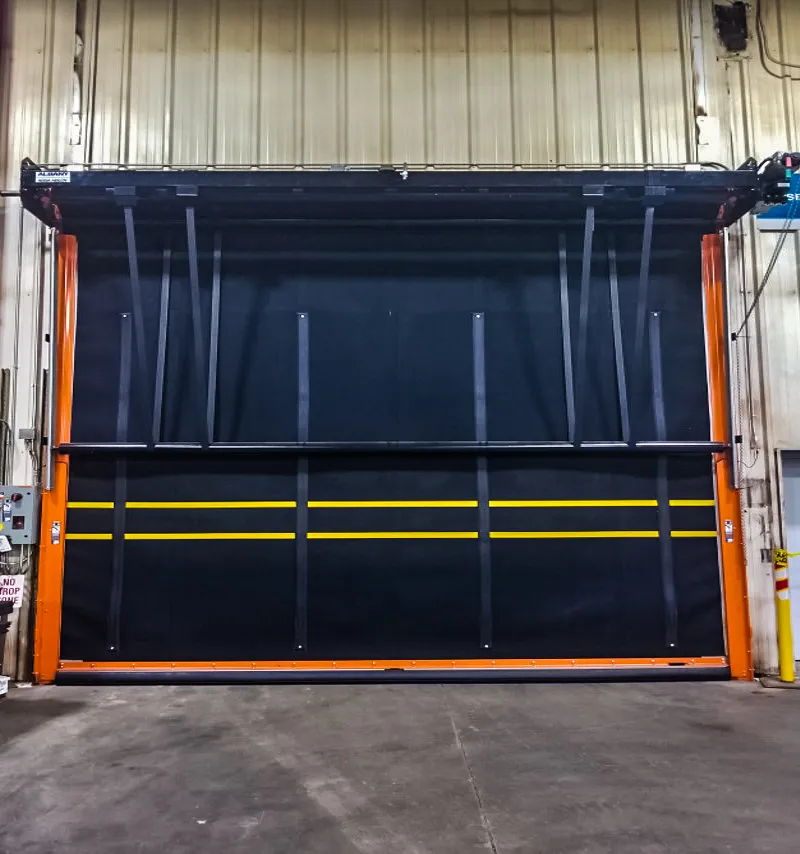High-speed door drive motor and control panel