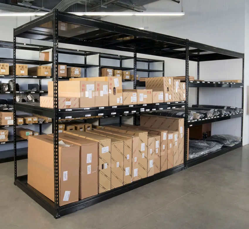 Mobile shelving system on rolling base